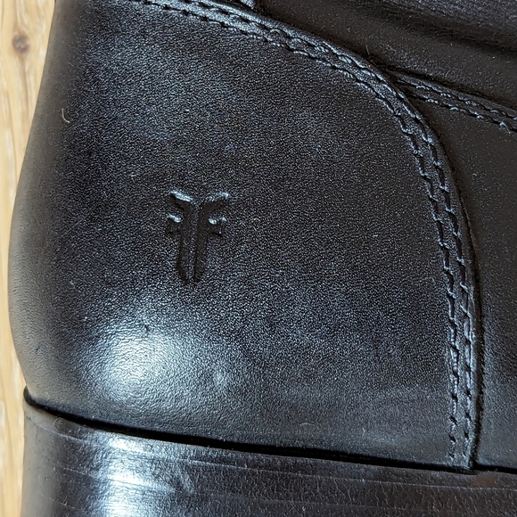 Genuine Leather Frye Boots, Size US 6.5, Black - Picture 8 of 10